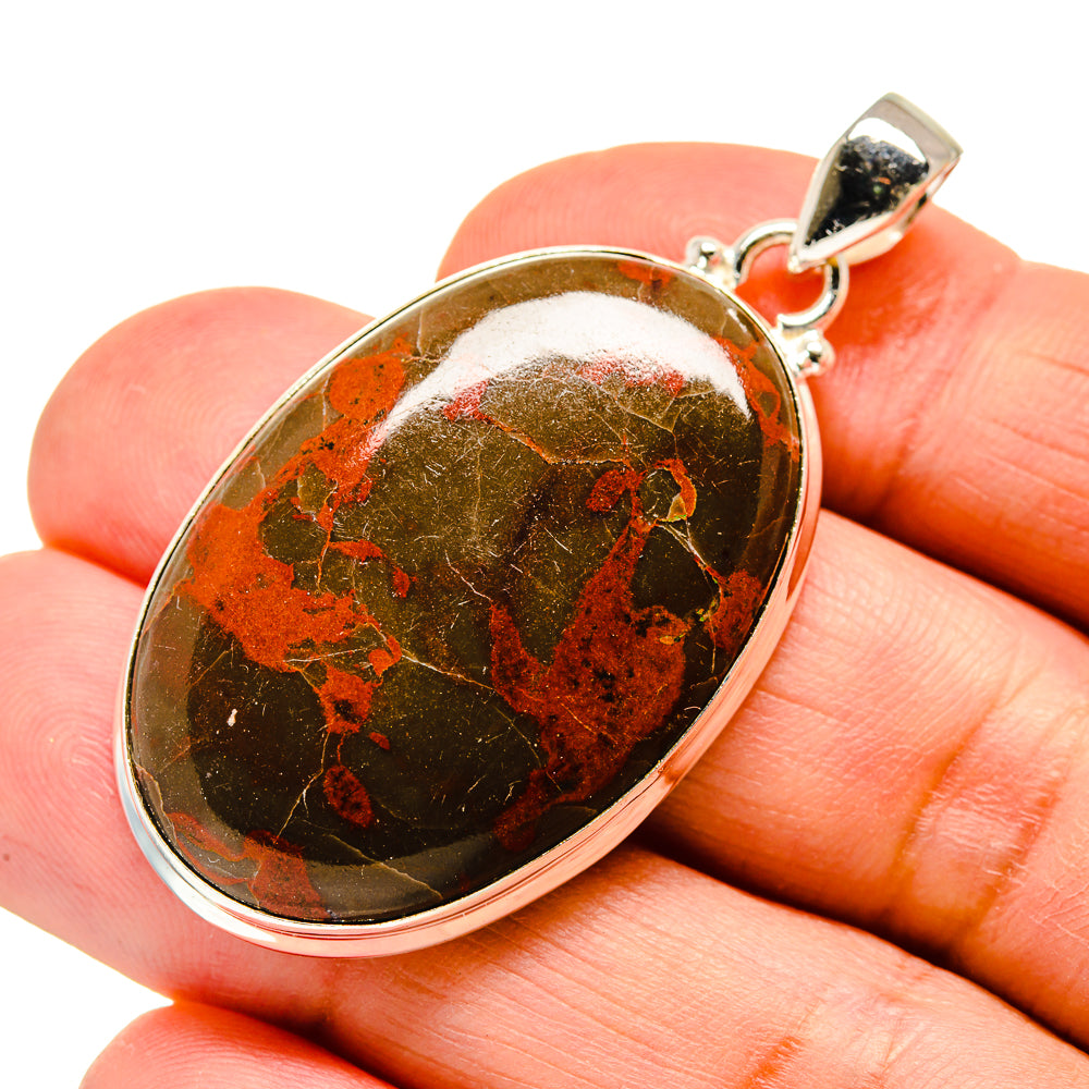 Red Jasper Pendants handcrafted by Anasilvercos - PD742068