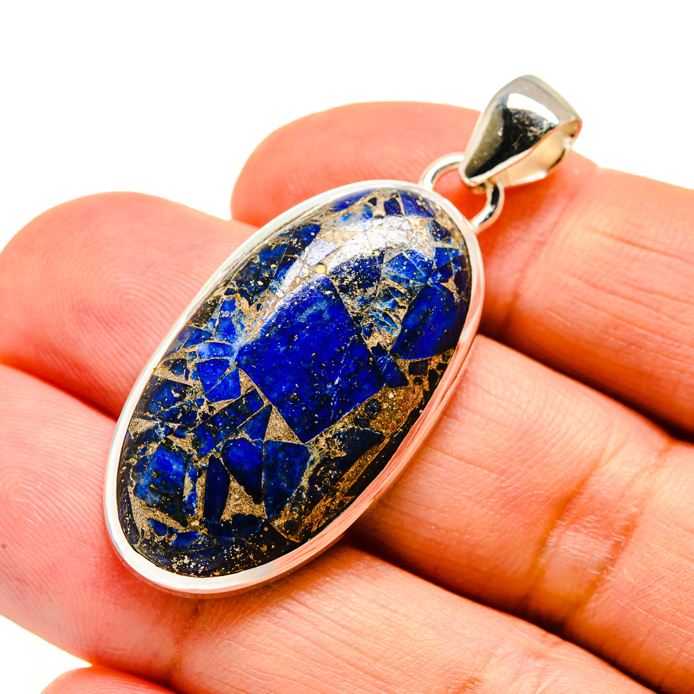 Copper Lapis Lazuli Pendants handcrafted by Anasilvercos - PD742075