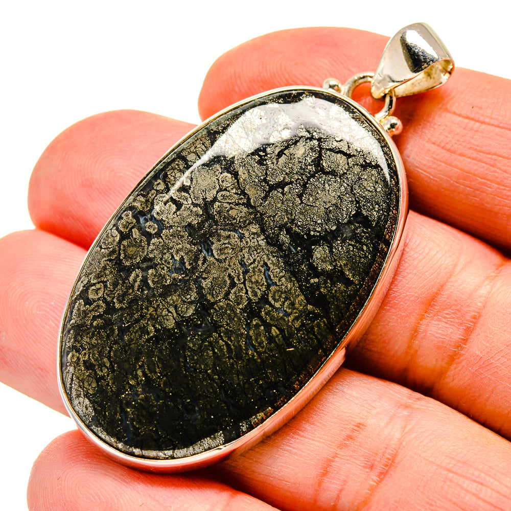 Feder Pyrite Pendants handcrafted by Anasilvercos - PD742082