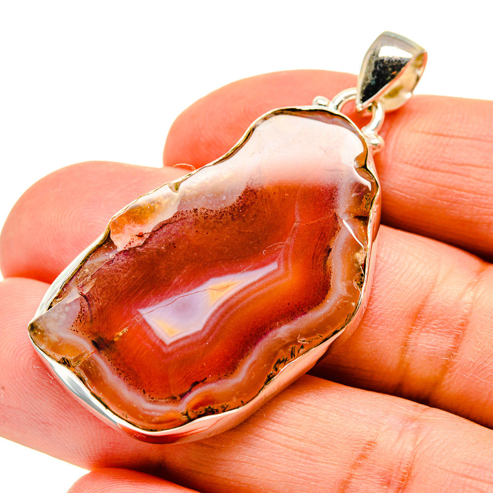 Agate Slice Pendants handcrafted by Anasilvercos - PD742097