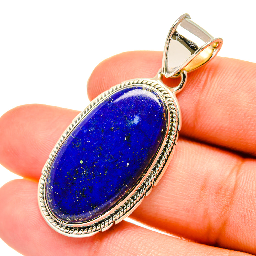 Lapis Lazuli Pendants handcrafted by Anasilvercos - PD7421