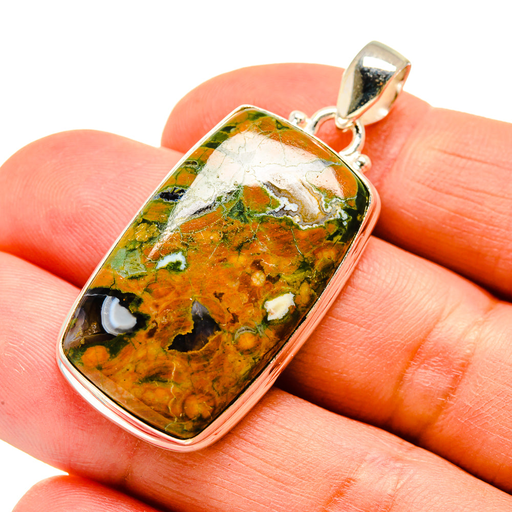 Rainforest Opal Pendants handcrafted by Anasilvercos - PD742153