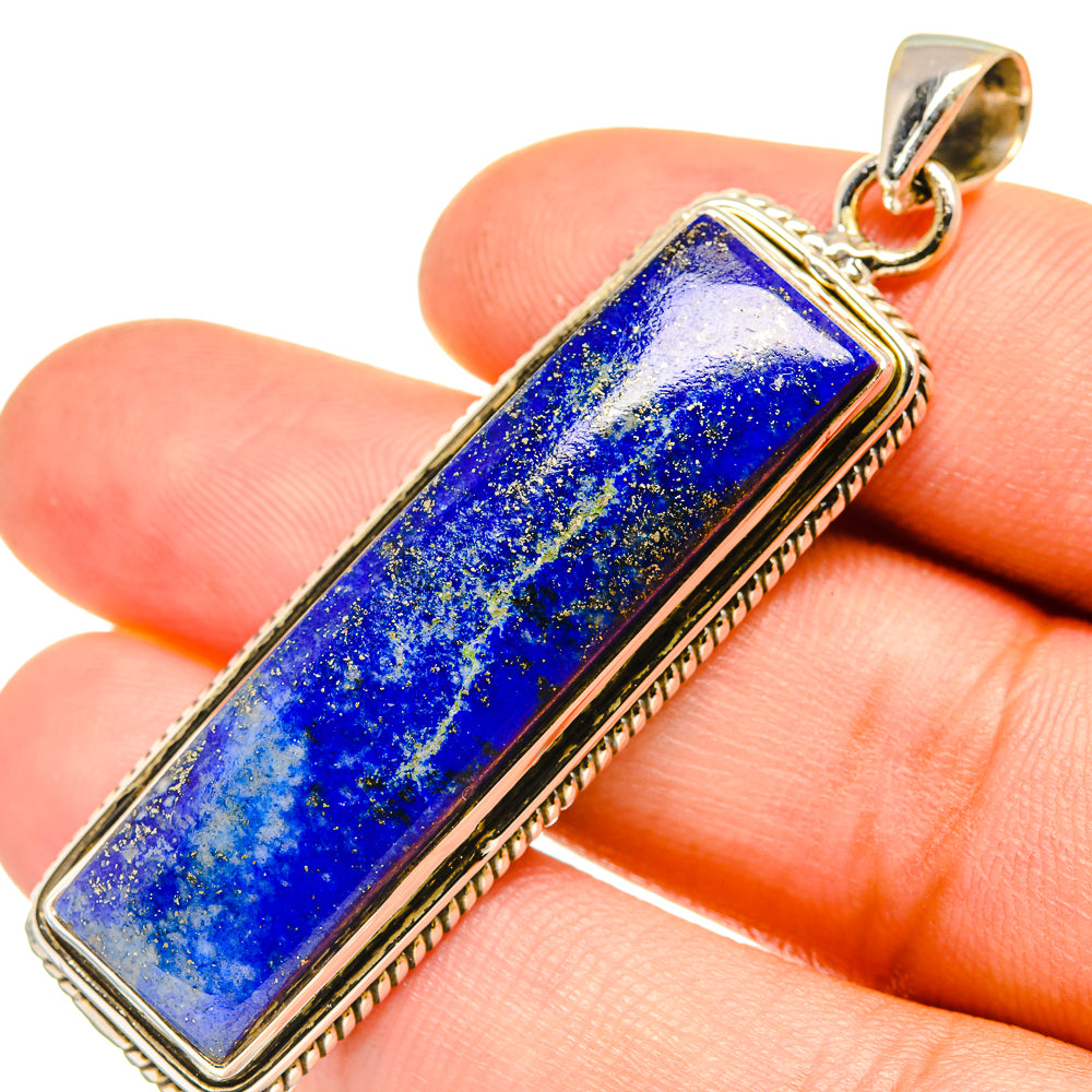 Lapis Lazuli Pendants handcrafted by Anasilvercos - PD7422