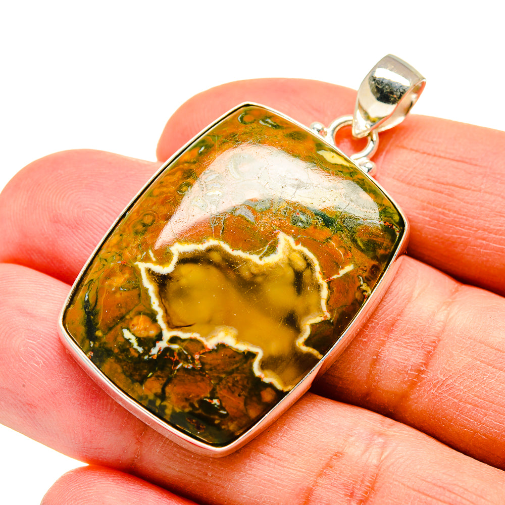Rainforest Opal Pendants handcrafted by Anasilvercos - PD742201
