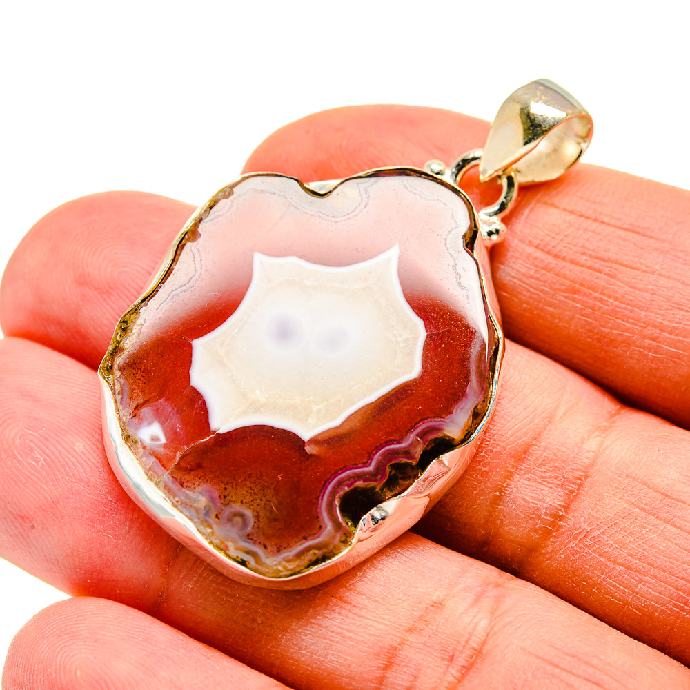 Agate Slice Pendants handcrafted by Anasilvercos - PD742202