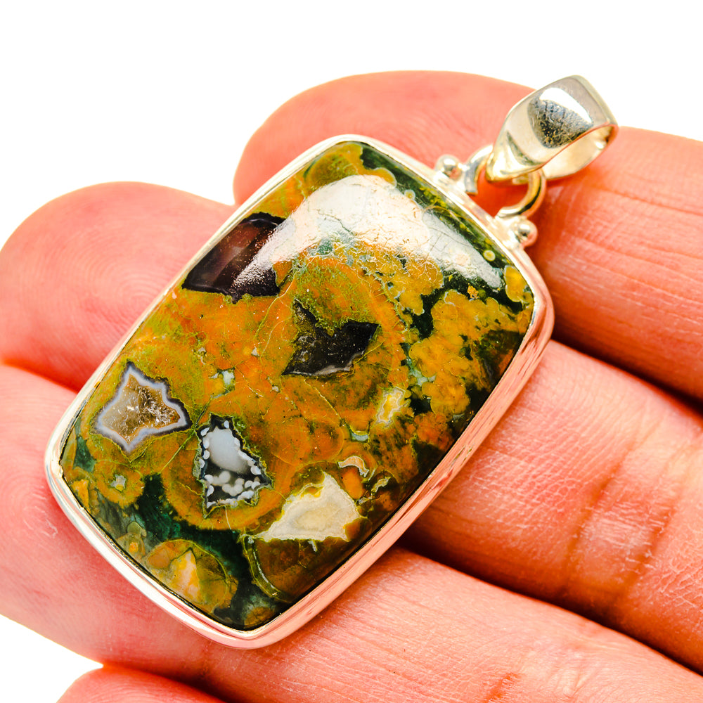 Rainforest Opal Pendants handcrafted by Anasilvercos - PD742215