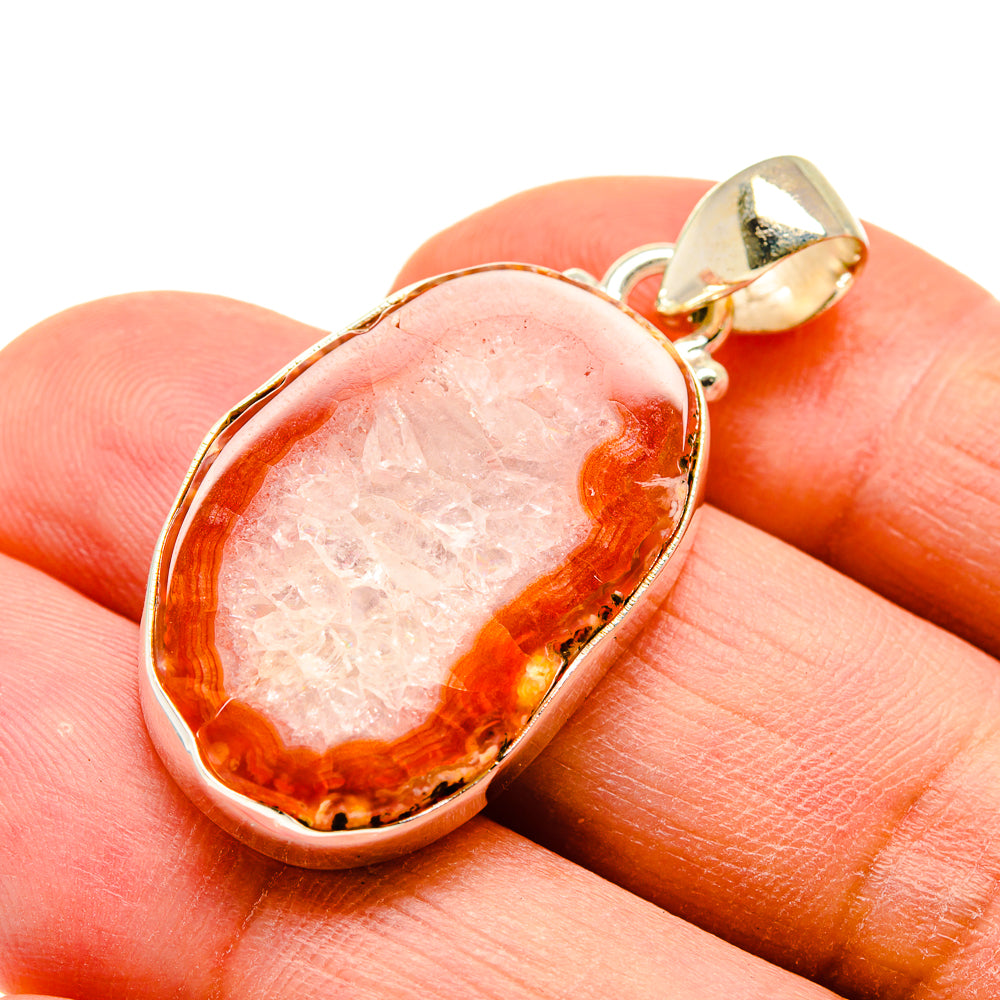 Agate Slice Pendants handcrafted by Anasilvercos - PD742236