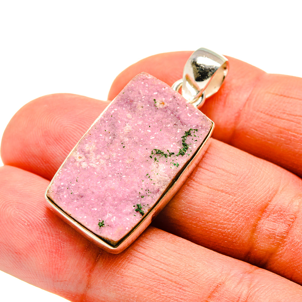 Cobalto Calcite Druzy Pendants handcrafted by Anasilvercos - PD742311