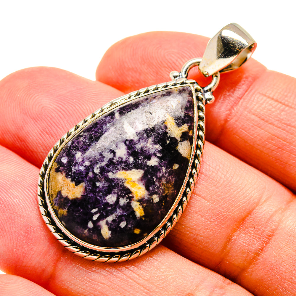Lepidolite Pendants handcrafted by Anasilvercos - PD742352