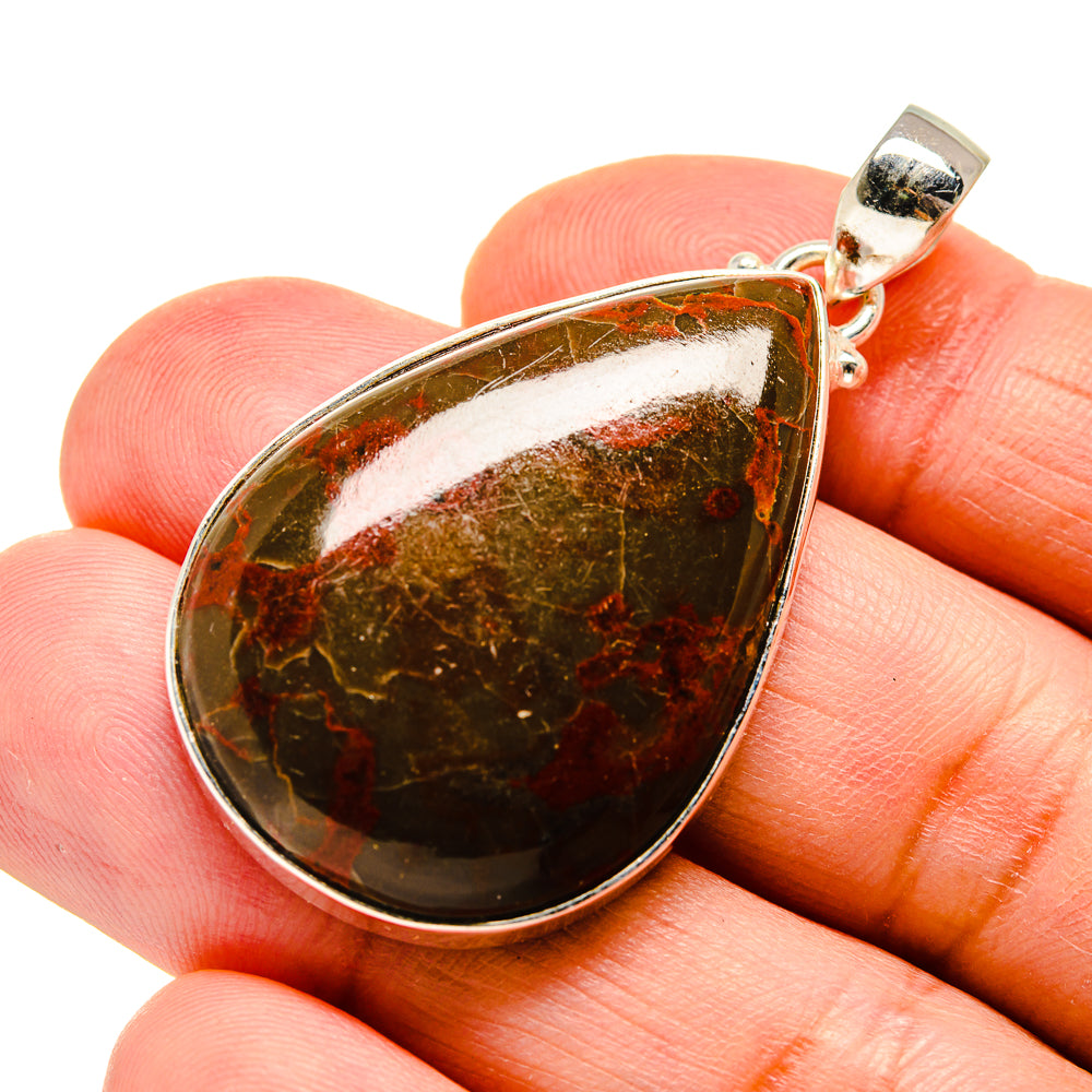 Red Jasper Pendants handcrafted by Anasilvercos - PD742444