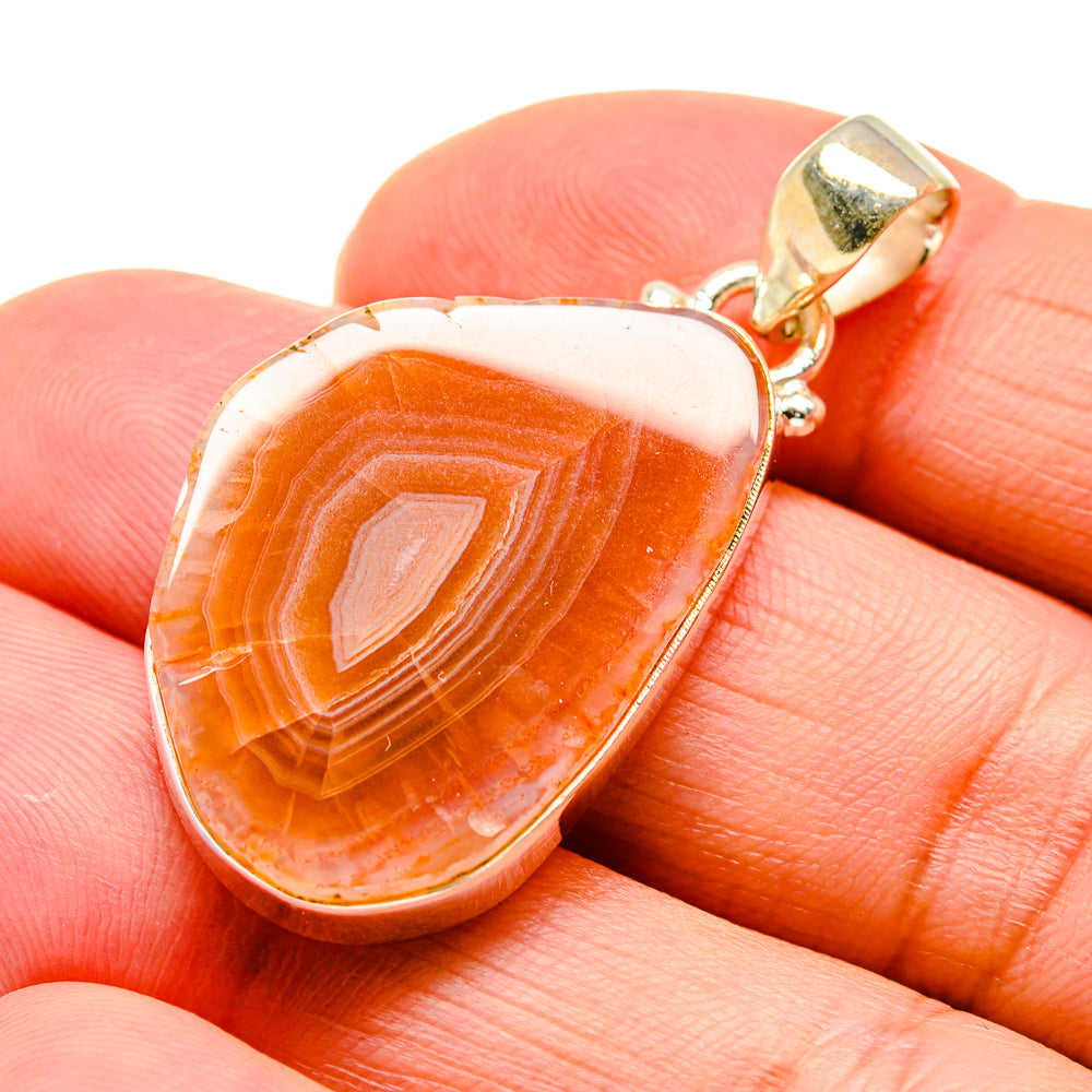 Agate Slice Pendants handcrafted by Anasilvercos - PD742706