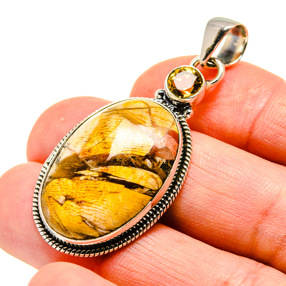 Brecciated Mookaite Pendants handcrafted by Anasilvercos - PD742938
