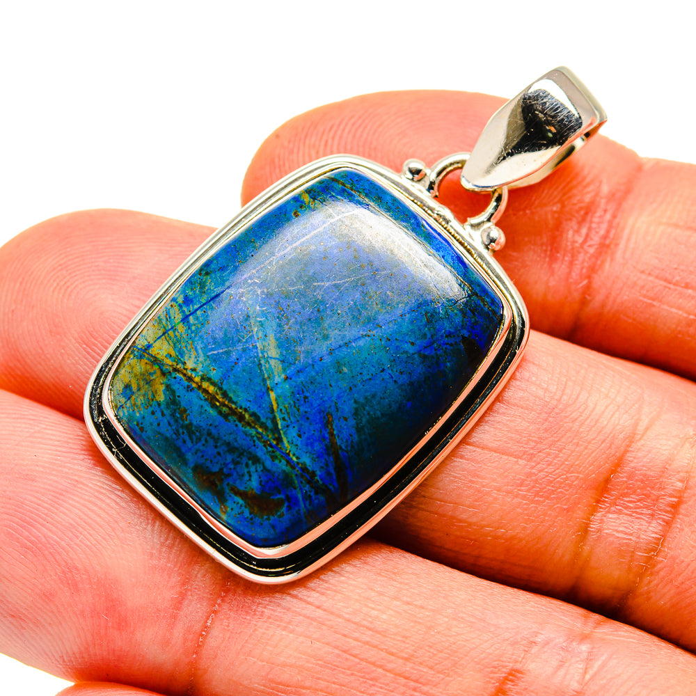 Chrysocolla Pendants handcrafted by Anasilvercos - PD743005