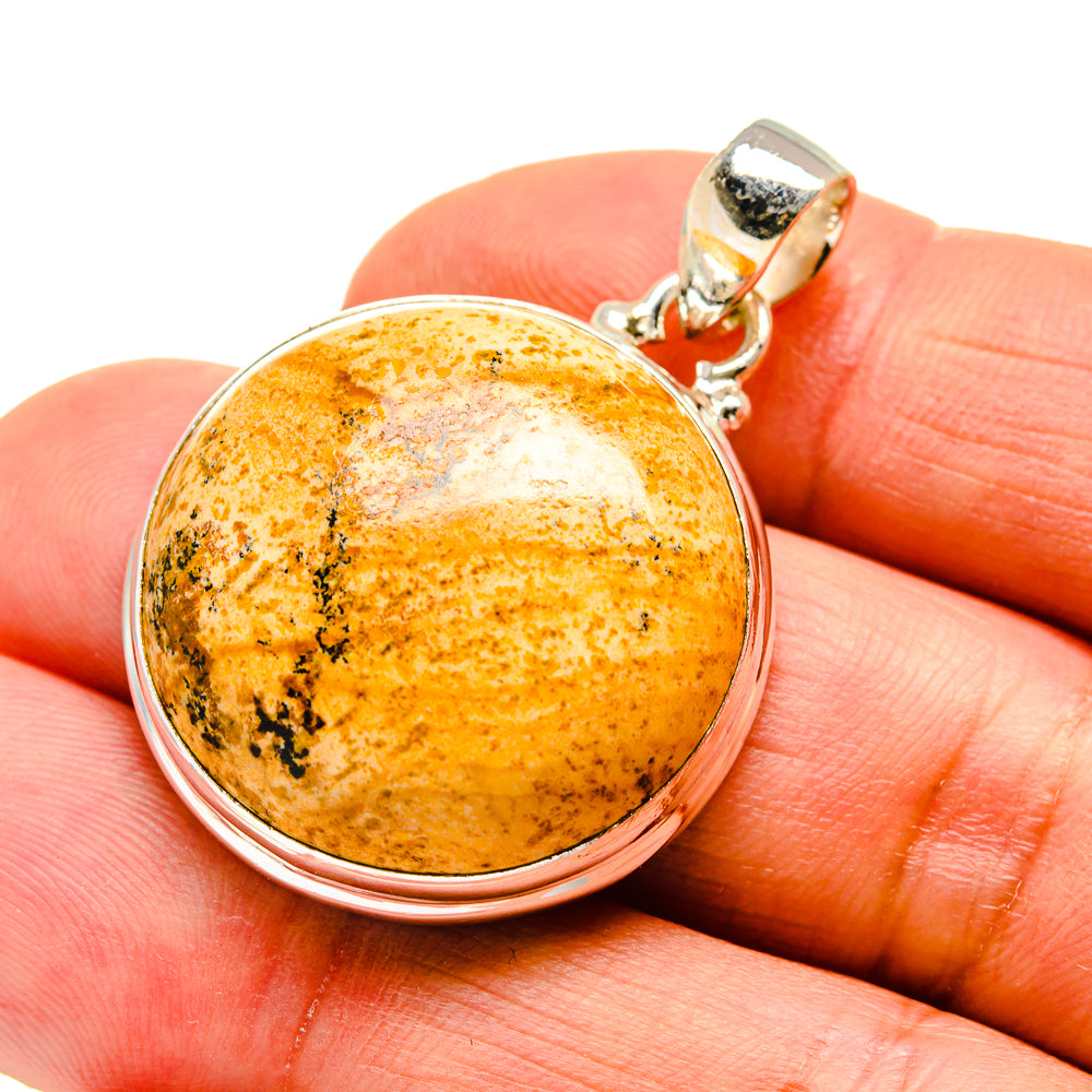 Picture Jasper Pendants handcrafted by Anasilvercos - PD743011