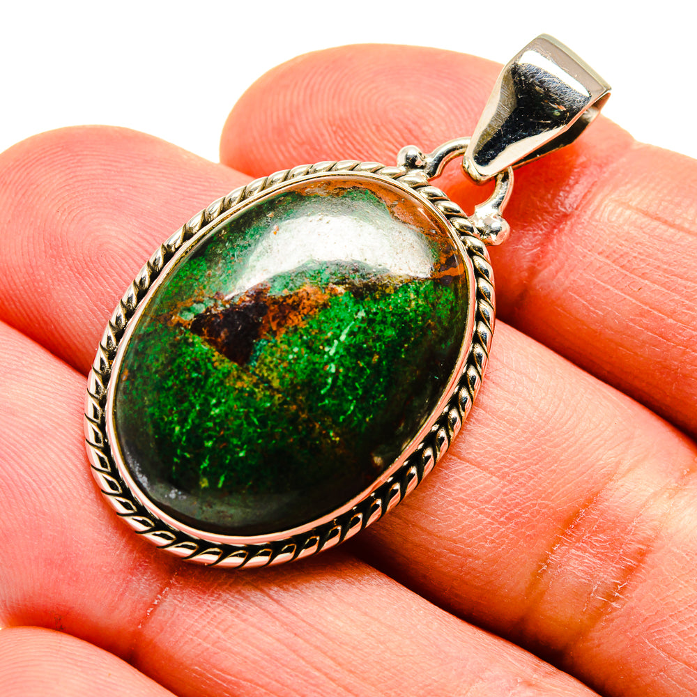 Chrysocolla Pendants handcrafted by Anasilvercos - PD743078