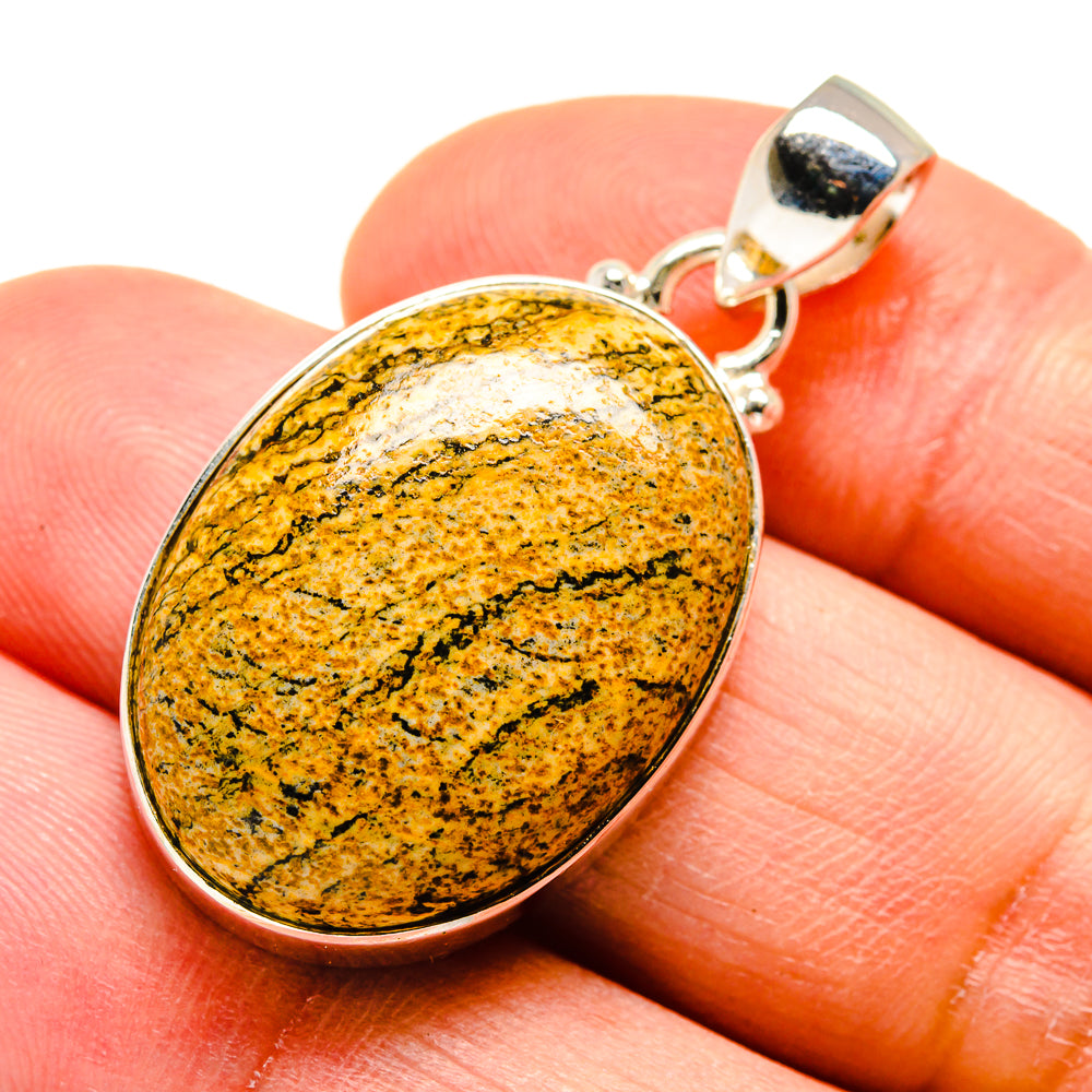 Picture Jasper Pendants handcrafted by Anasilvercos - PD743092