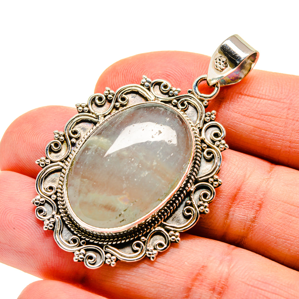 Green Fluorite Pendants handcrafted by Anasilvercos - PD743112