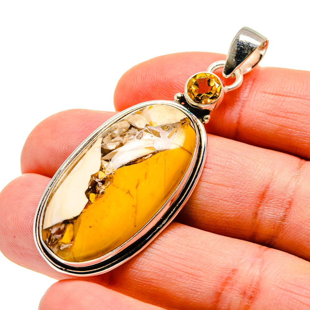 Brecciated Mookaite Pendants handcrafted by Anasilvercos - PD743114