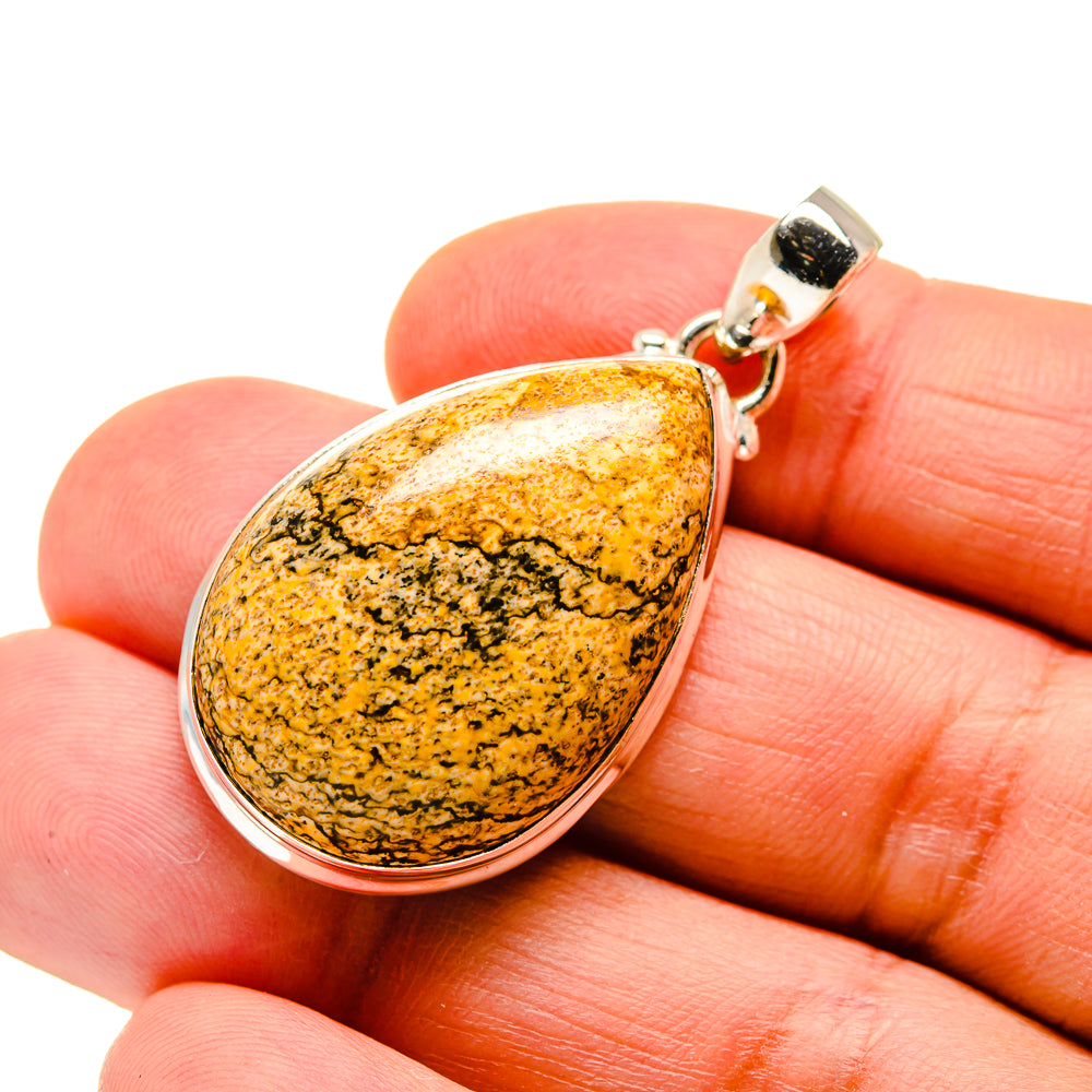 Picture Jasper Pendants handcrafted by Anasilvercos - PD743153