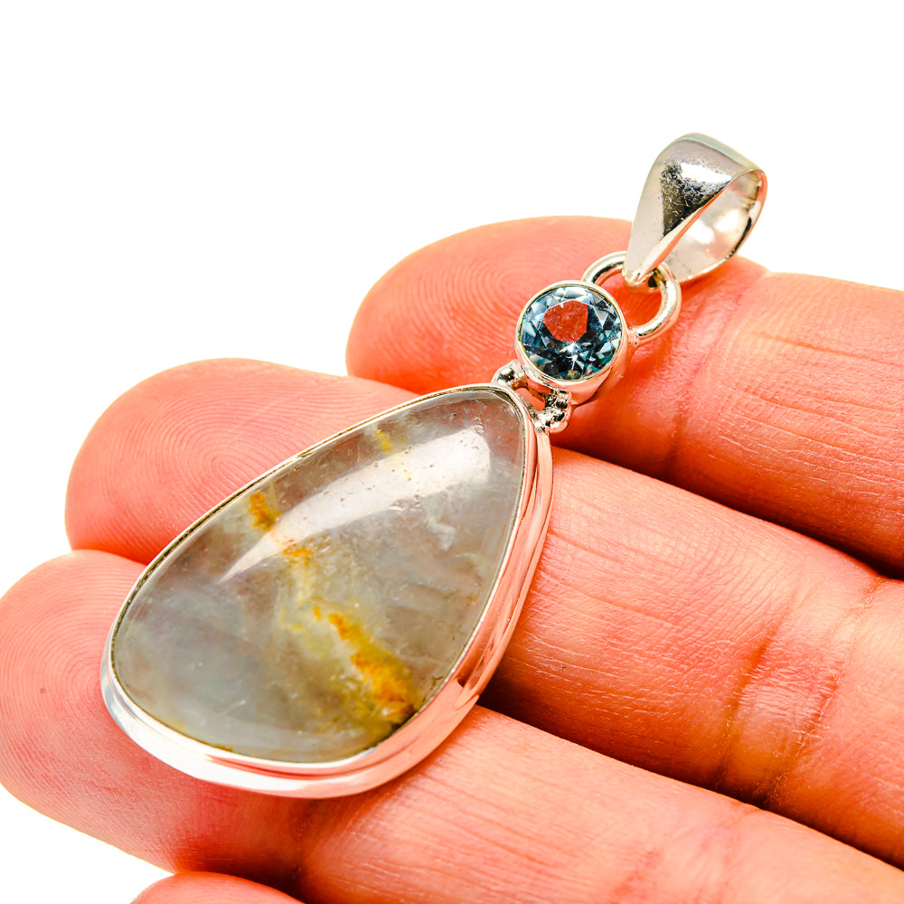Green Fluorite Pendants handcrafted by Anasilvercos - PD743208
