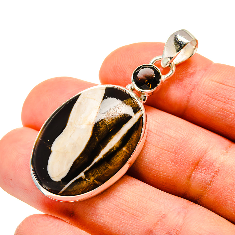 Peanut Wood Jasper Pendants handcrafted by Anasilvercos - PD743221