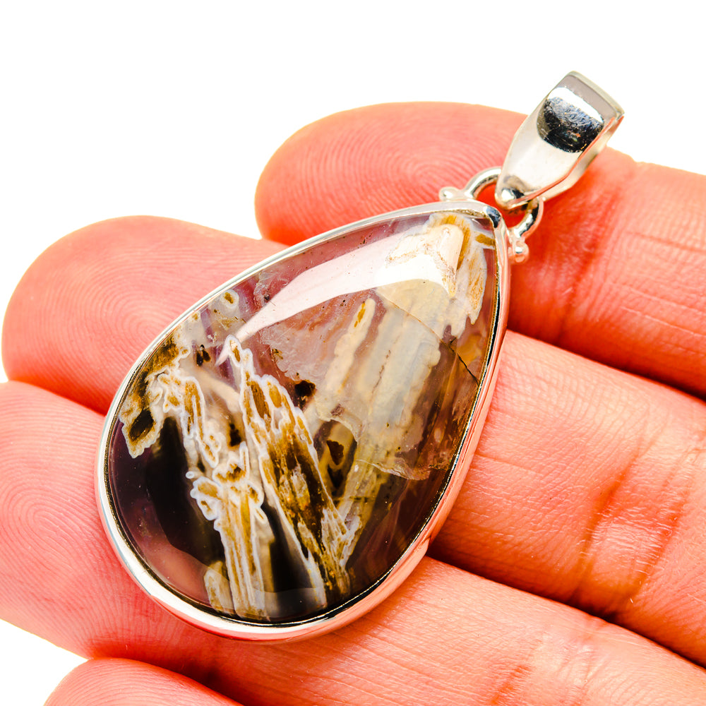 Turkish Tube Agate Pendants handcrafted by Anasilvercos - PD743266