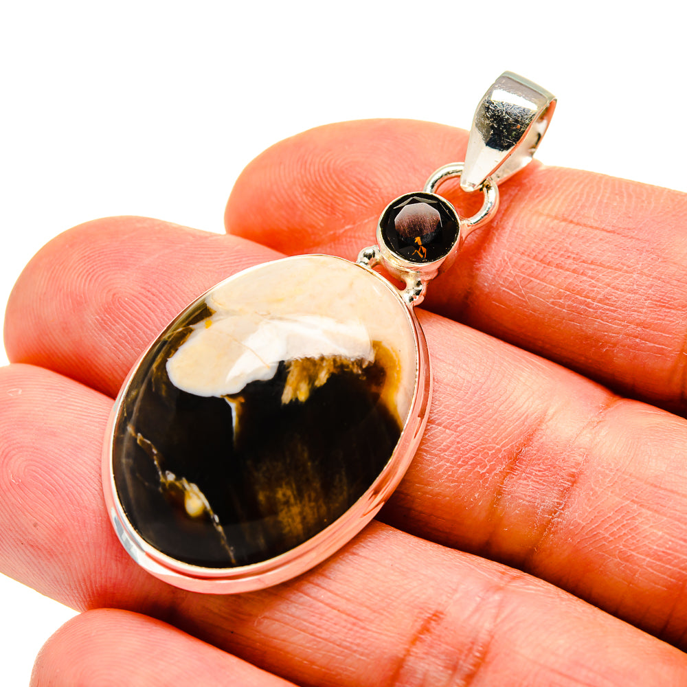 Peanut Wood Jasper Pendants handcrafted by Anasilvercos - PD743524