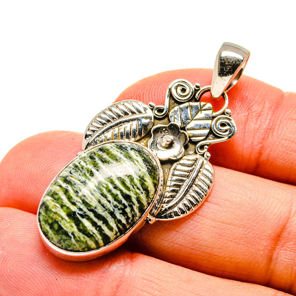 Lizard Jasper Pendants handcrafted by Anasilvercos - PD743657