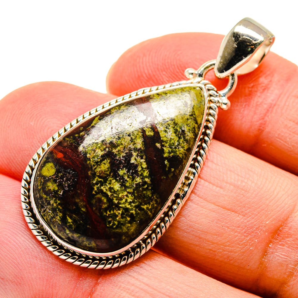 Australian Green Opal Pendants handcrafted by Anasilvercos - PD743775