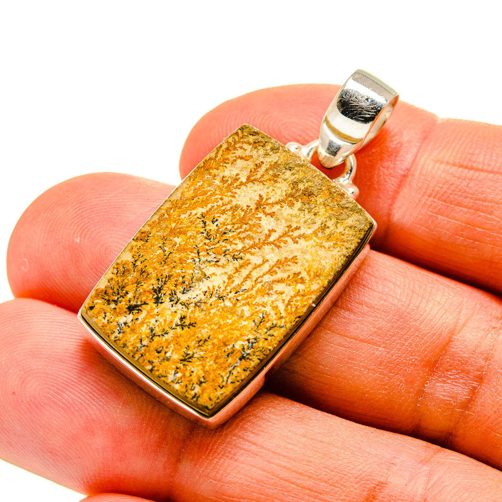 Germany Psilomelane Pendants handcrafted by Anasilvercos - PD743876