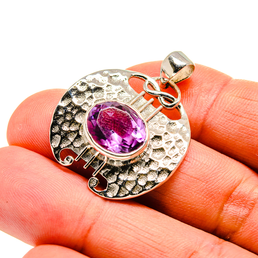 Amethyst Pendants handcrafted by Anasilvercos - PD743975