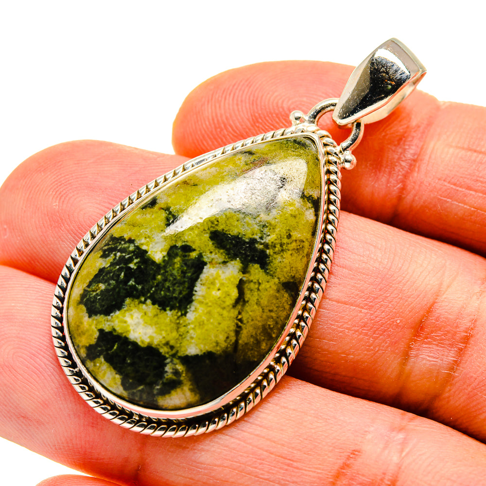 Rainforest Jasper Pendants handcrafted by Anasilvercos - PD744011