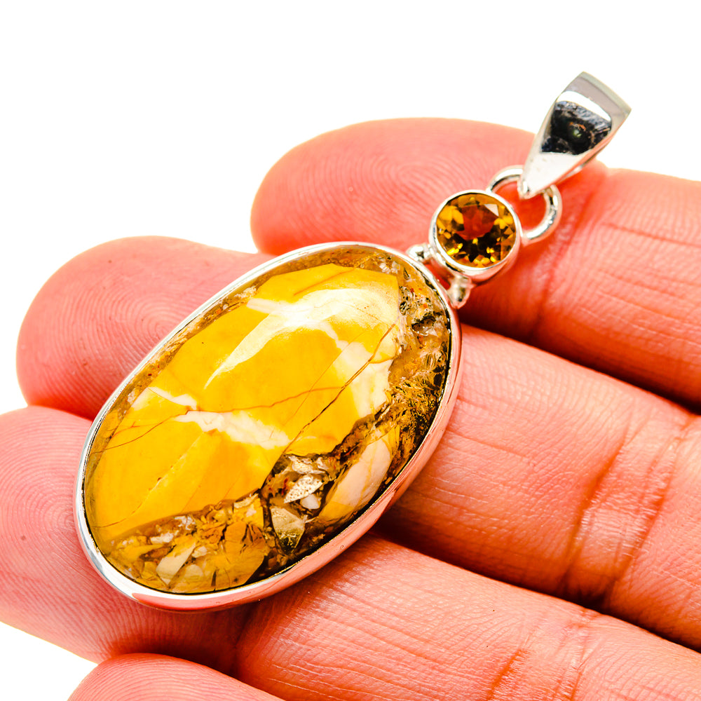 Brecciated Mookaite Pendants handcrafted by Anasilvercos - PD744057