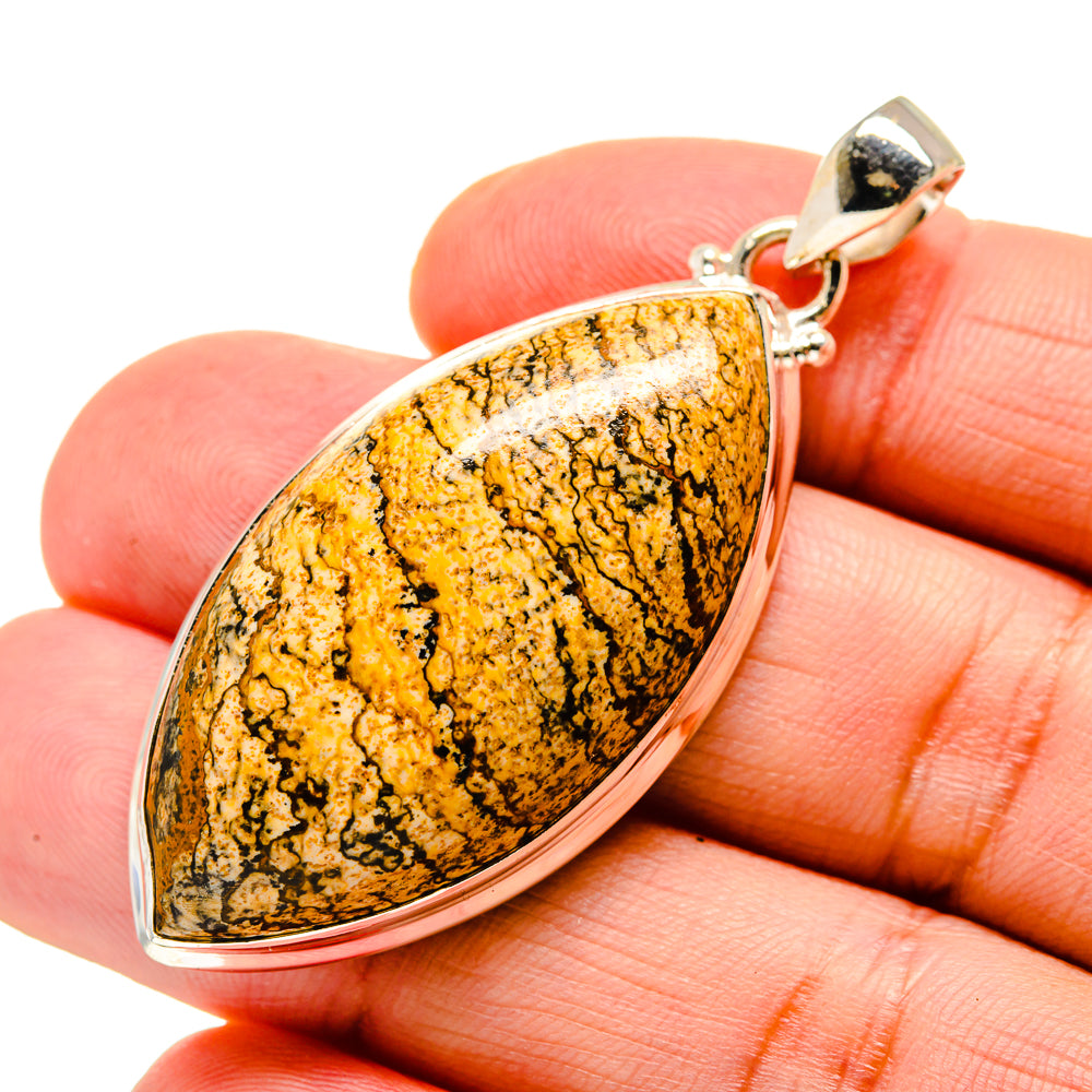 Picture Jasper Pendants handcrafted by Anasilvercos - PD744059