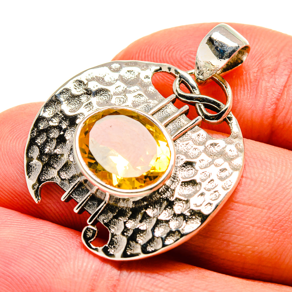 Citrine Pendants handcrafted by Anasilvercos - PD744081