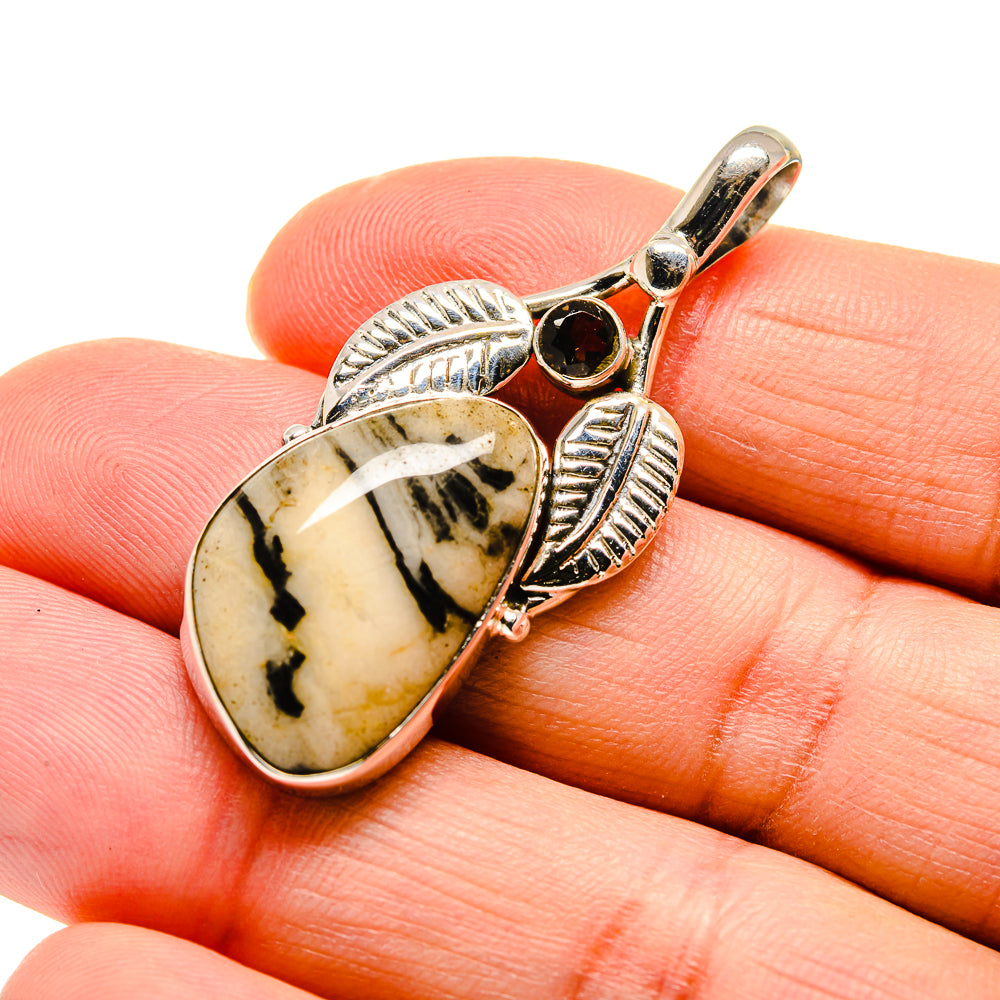 Peanut Wood Jasper Pendants handcrafted by Anasilvercos - PD744226
