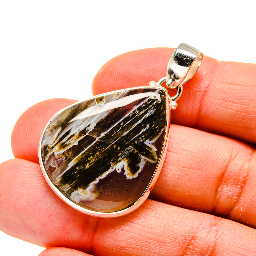 Turkish Tube Agate Pendants handcrafted by Anasilvercos - PD744560