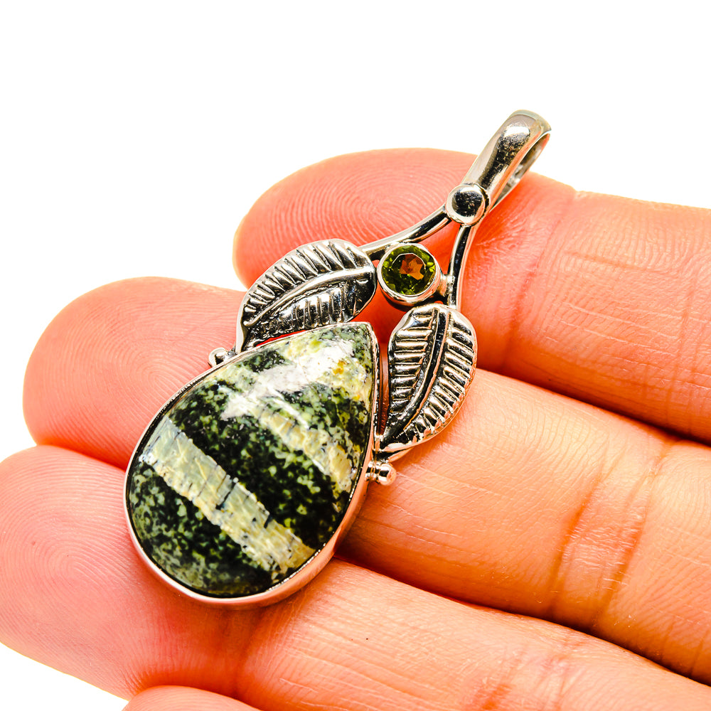 Lizard Jasper Pendants handcrafted by Anasilvercos - PD744733