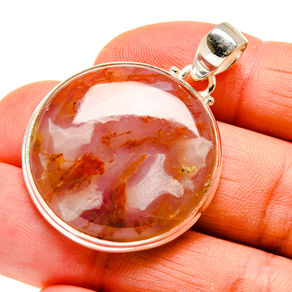 Plume Agate Pendants handcrafted by Anasilvercos - PD744786