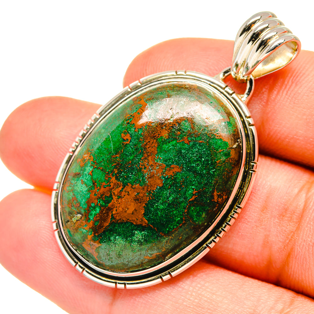Chrysocolla Pendants handcrafted by Anasilvercos - PD7448