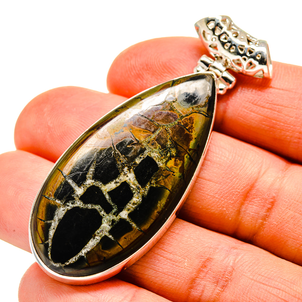 Septarian Geode Pendants handcrafted by Anasilvercos - PD744907