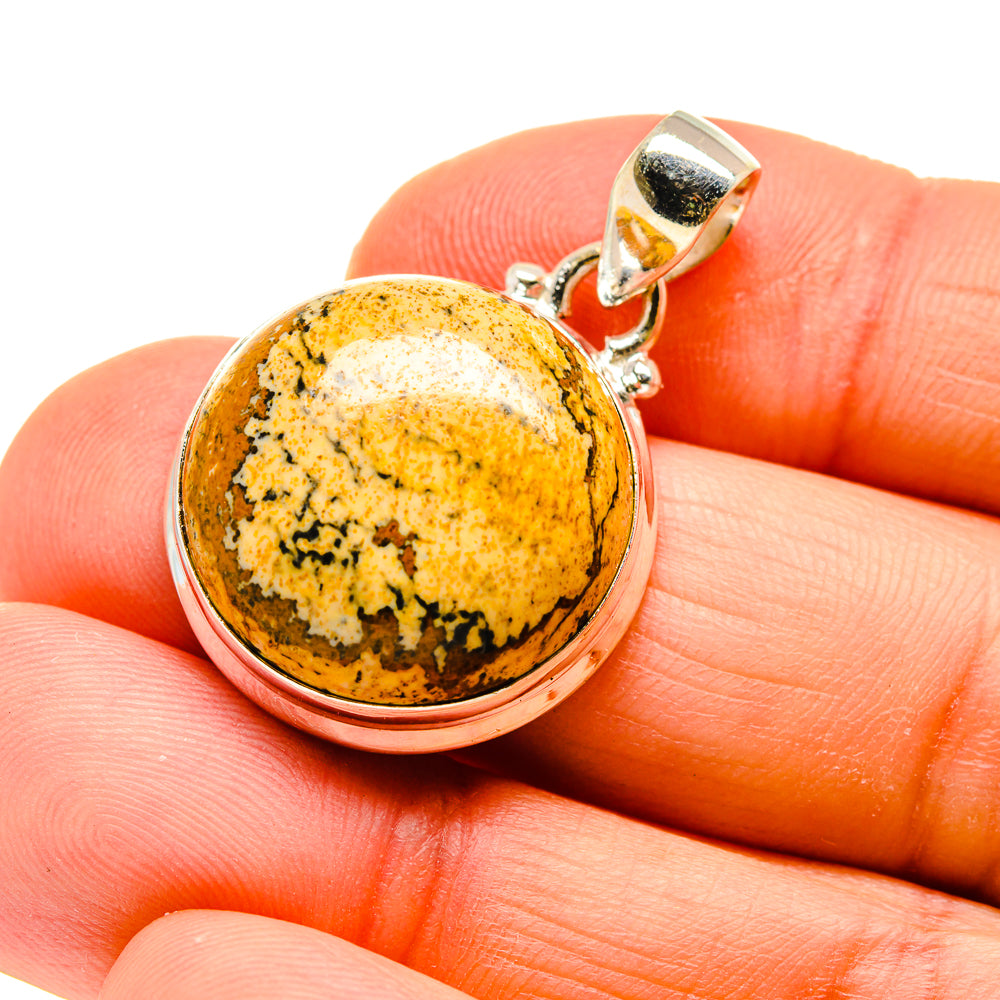 Picture Jasper Pendants handcrafted by Anasilvercos - PD744987