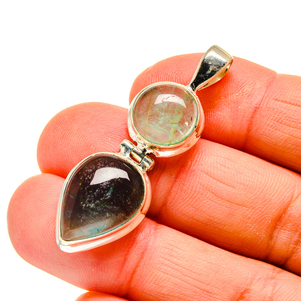 Green Fluorite Pendants handcrafted by Anasilvercos - PD745037
