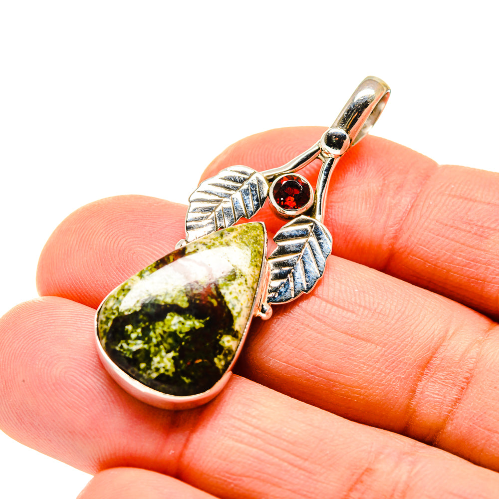 Rainforest Jasper Pendants handcrafted by Anasilvercos - PD745150