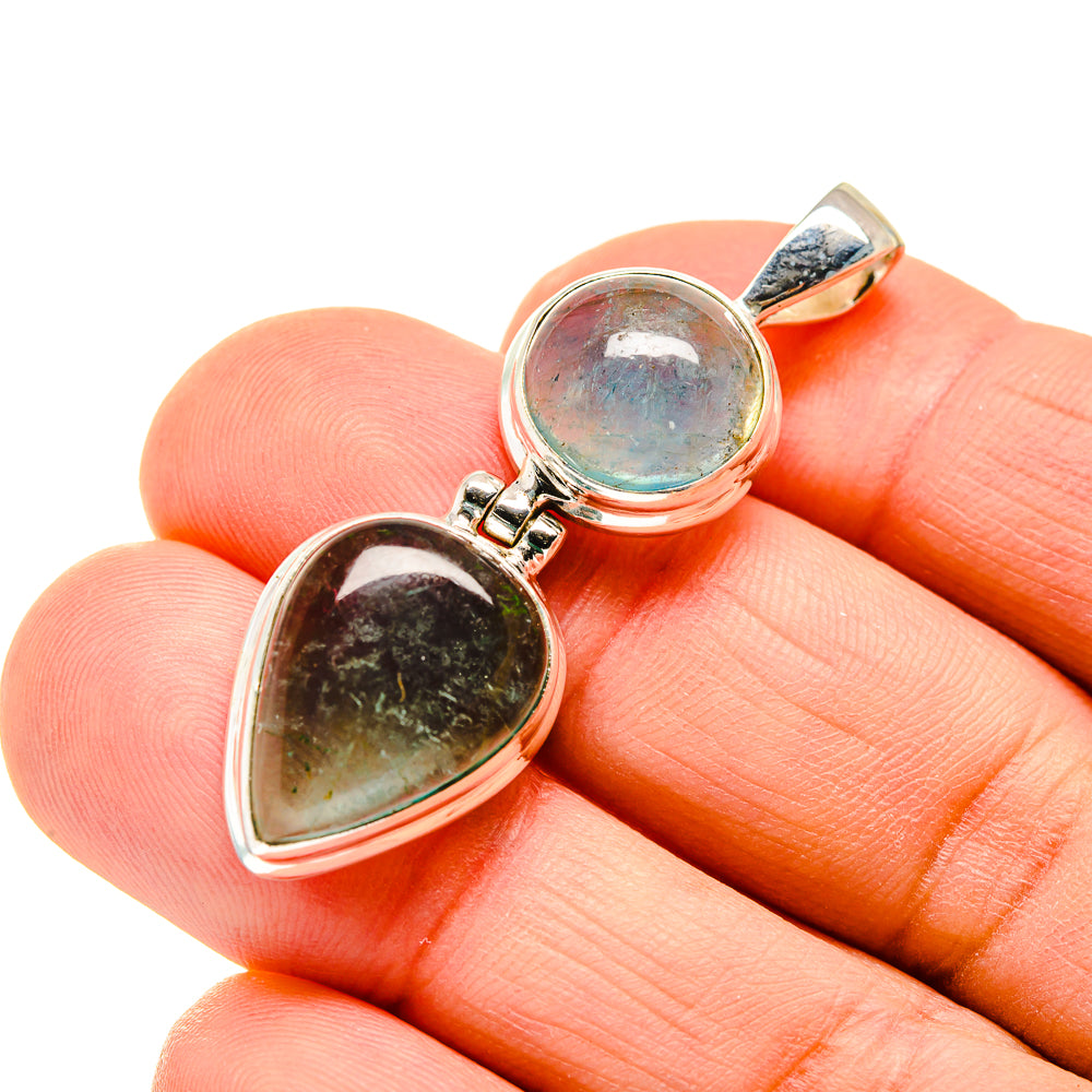 Green Fluorite Pendants handcrafted by Anasilvercos - PD745155