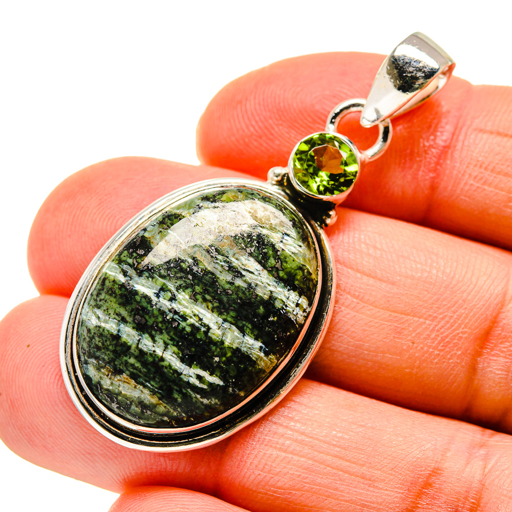 Lizard Jasper Pendants handcrafted by Anasilvercos - PD745331