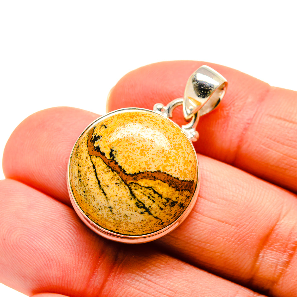 Picture Jasper Pendants handcrafted by Anasilvercos - PD745414