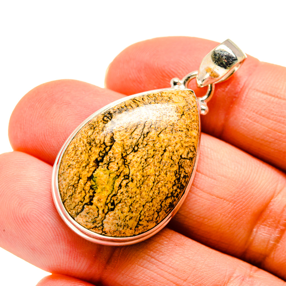Picture Jasper Pendants handcrafted by Anasilvercos - PD745476