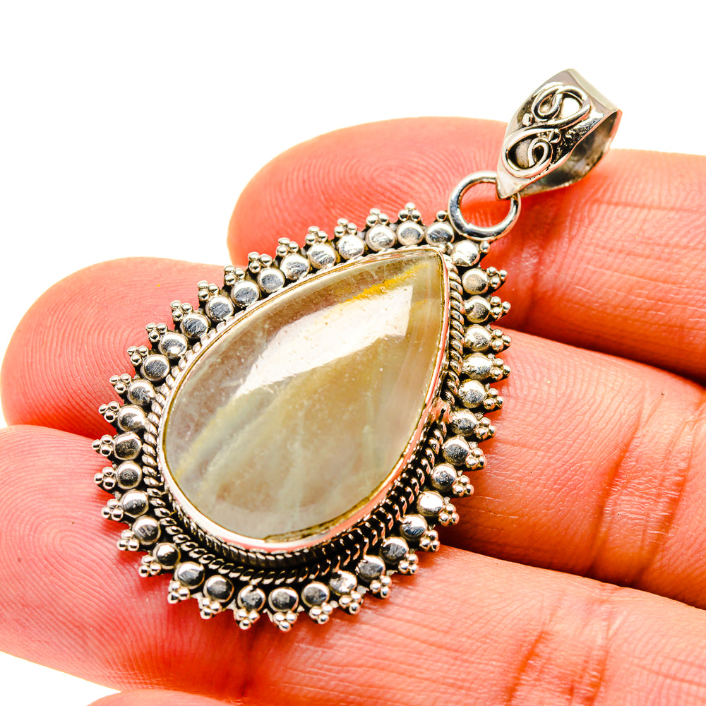 Green Fluorite Pendants handcrafted by Anasilvercos - PD745527