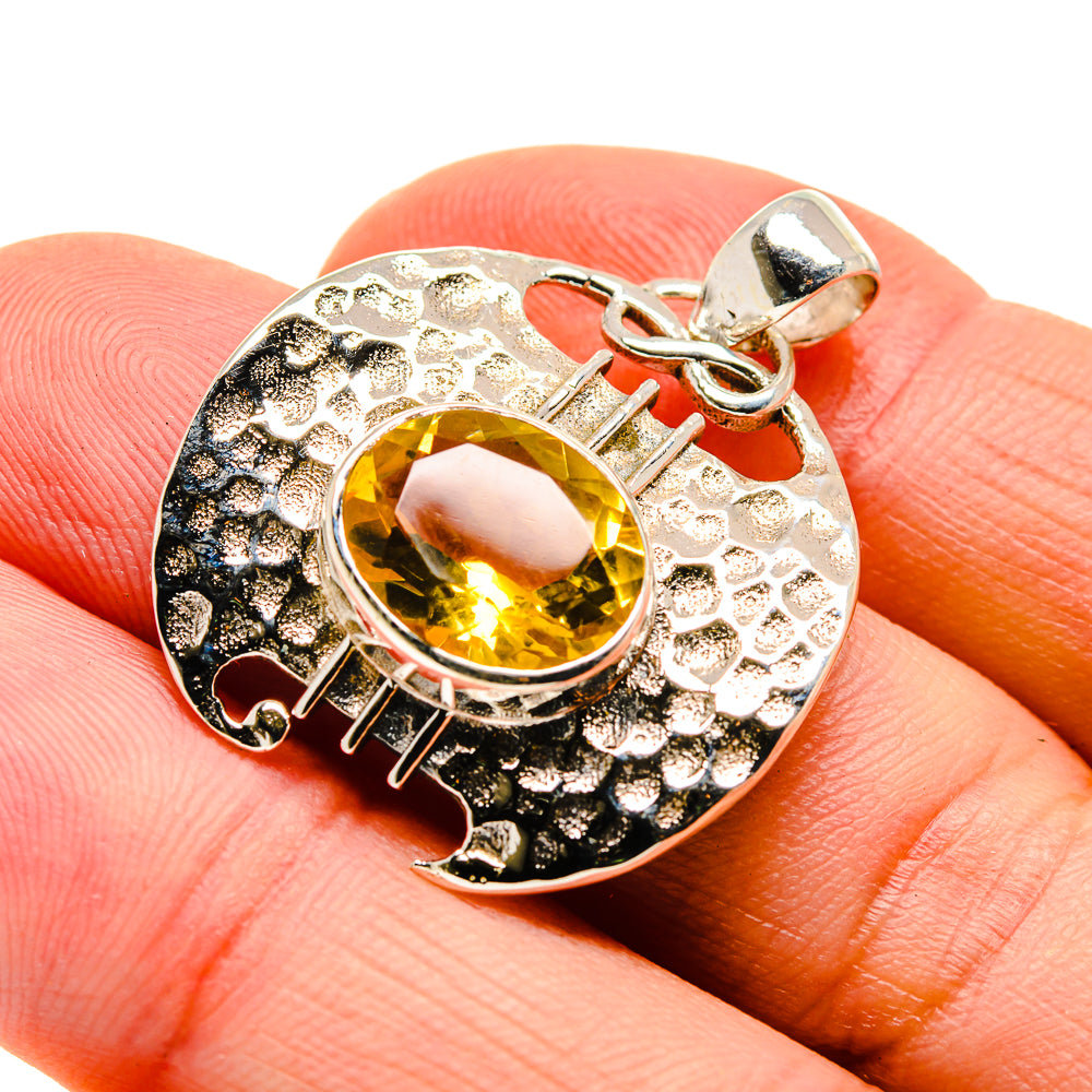 Citrine Pendants handcrafted by Anasilvercos - PD745540